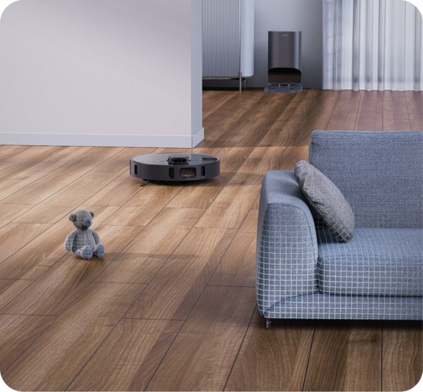 Il évite ingénieusement l'encombrement de la maison.