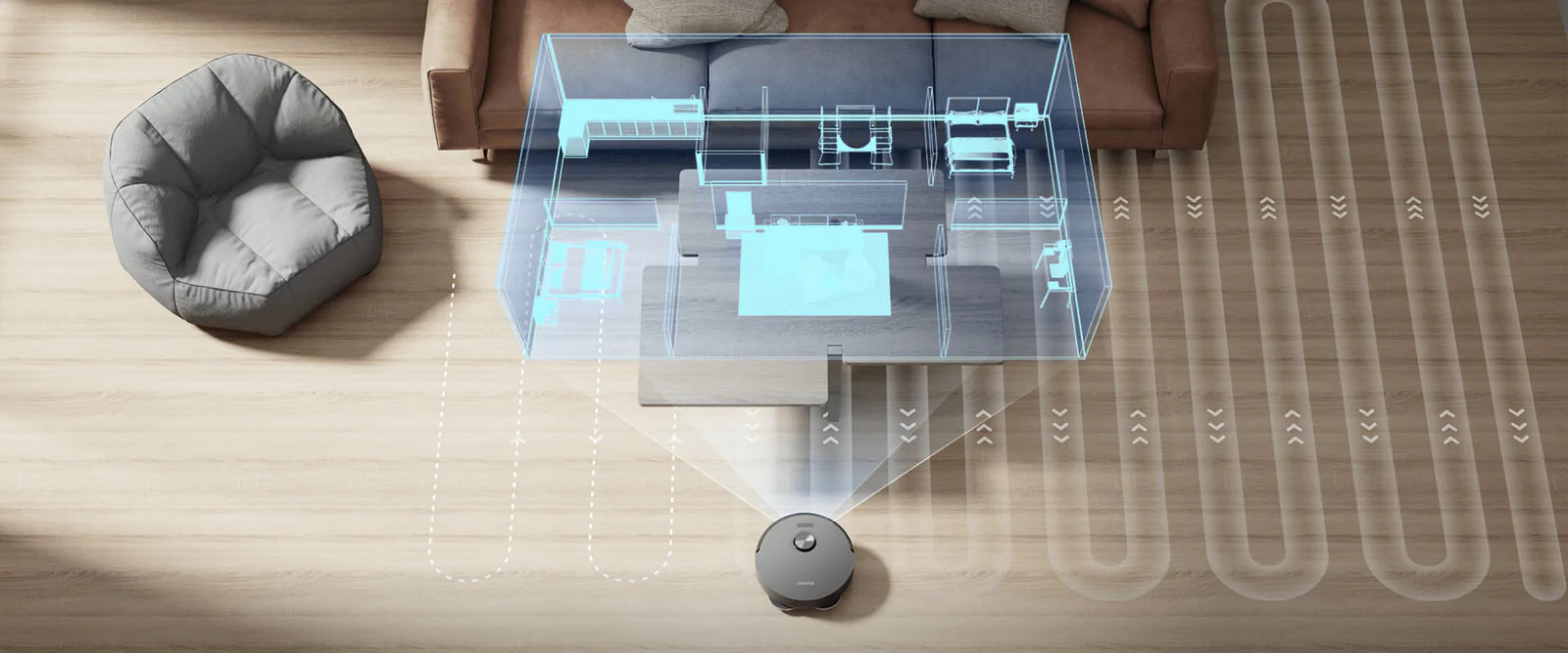 שואב אבק רובוטי מקרצף Dreame L10s Pro חכם יותר, מהיר יותר ומנקה זמן רב יותר. מפות במהירות, מייעל מסלולי ניקוי ומספק ניקיון מדהים לבתים קטנים ובינוניים. ניווט חכם של LiDAR