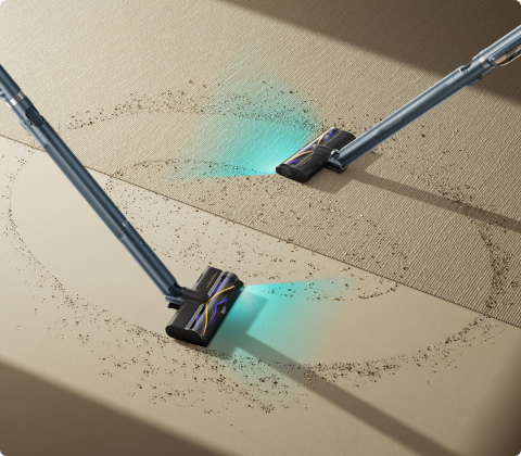 Handles Both Hard &amp; Soft Surfaces