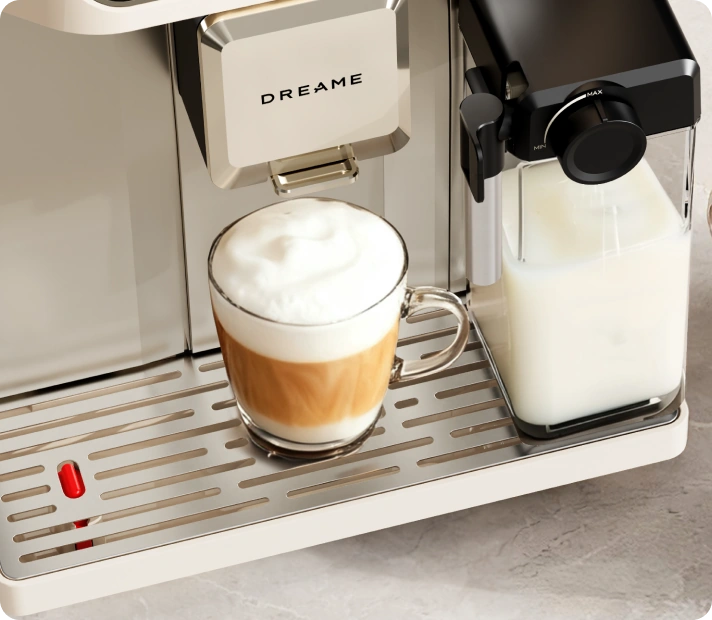 One-Tap, Silky-Dense <br class="coffeemas_c-pc-hide">Milk Frothing