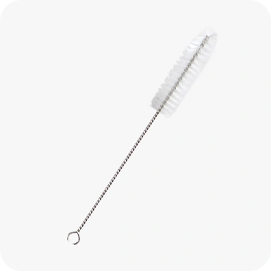 Milk tube brush
