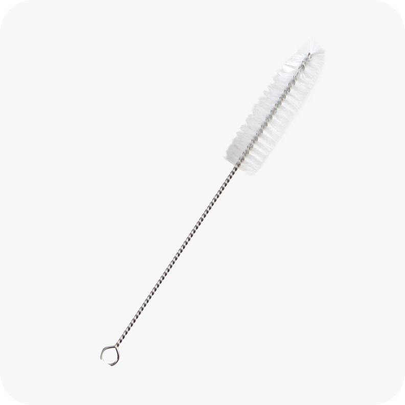 Milk tube brush
