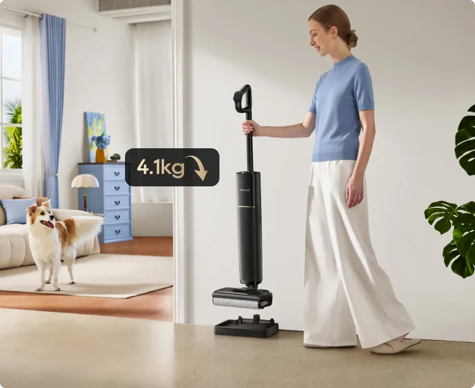 4.1kg Featherlight Design*, Effortless to Carry and Maneuver