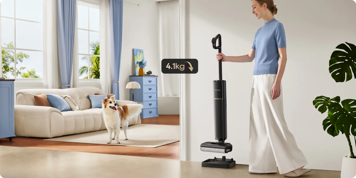 4.1kg Featherlight Design*, Effortless to Carry and Maneuver