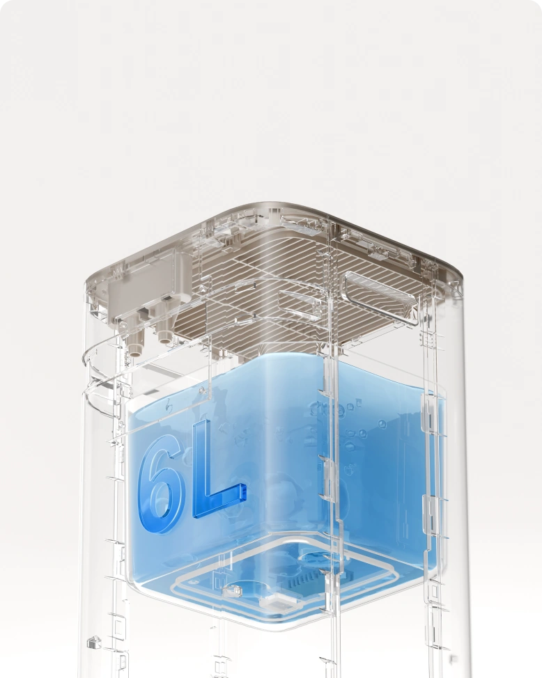 6L Large-capacity Tank for Long-lasting Performance