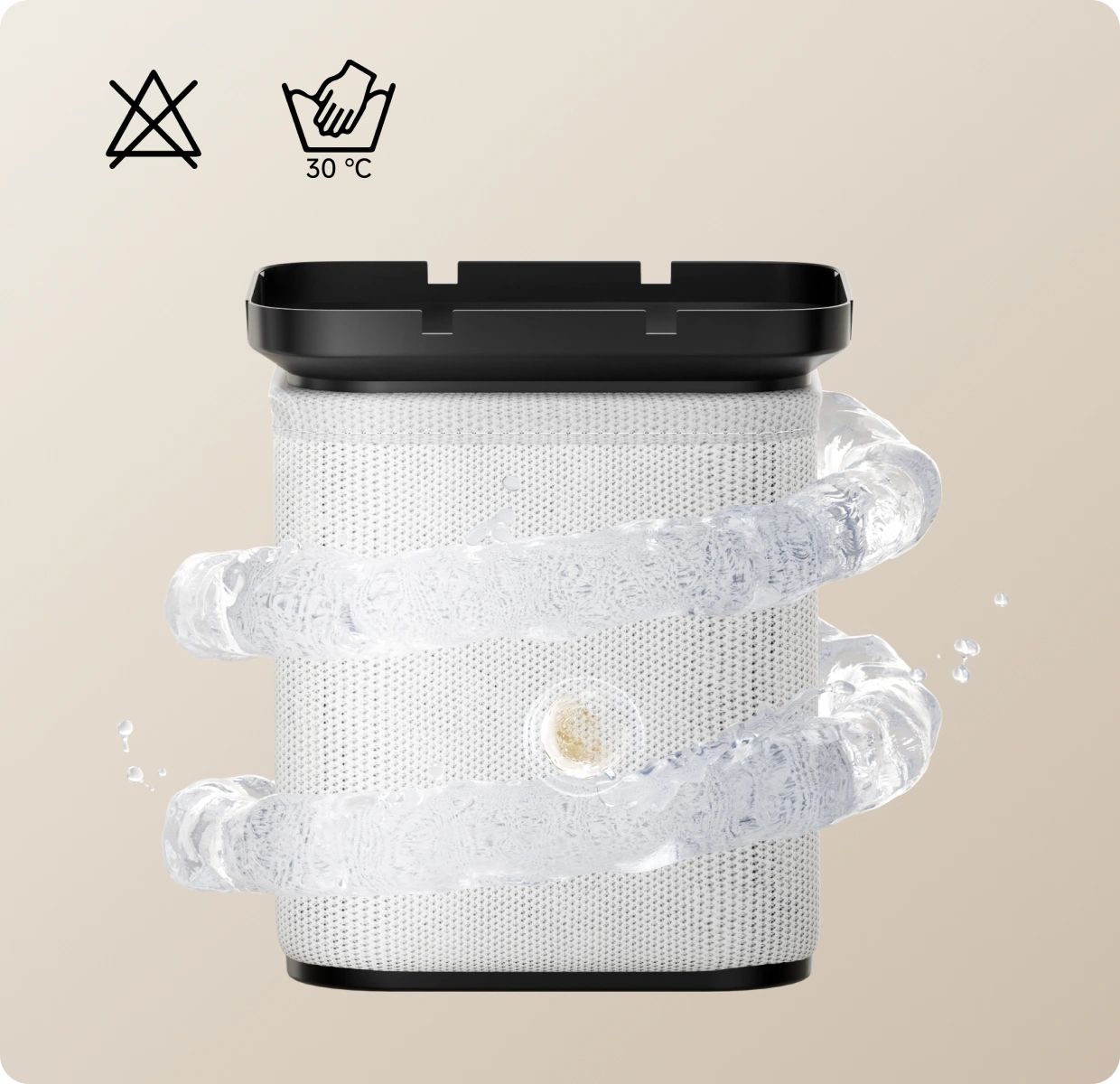 3D Washable Antibacterial Filter