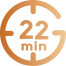 22min*