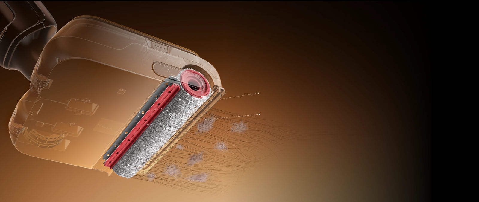 Dual‑Scraper System Keeps Brush Clean