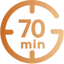 70min*