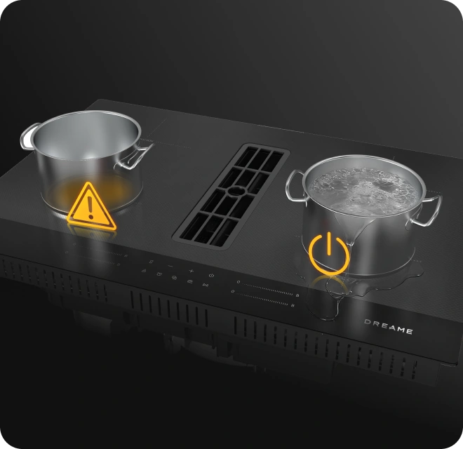 Smart Boil-Dry Protection &amp; Overflow Protection