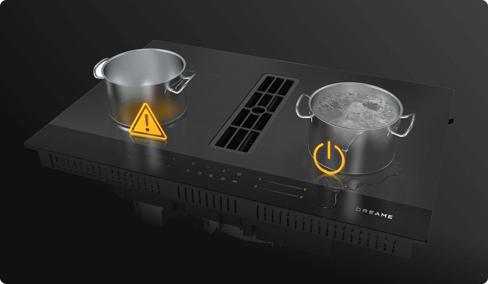 Smart Boil-Dry Protection &amp; Overflow Protection